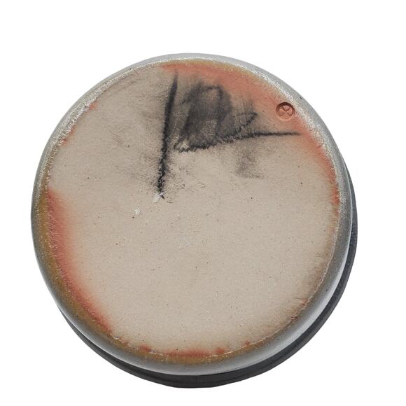 Rowe Blue Heart Pottery Bowl Salt Glaze Baking Dish Vintage 1989 Stoneware Dish - Picture 6 of 9